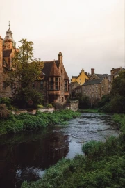 Irish Idyll: Cozy Houses by the River