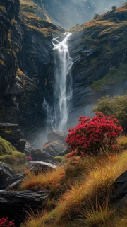 Irish Waterfall: Green Oasis