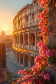 Sunset Romance: The Enchantment of Italy