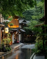 Harmony of Nature and Architecture: A Quiet Corner of Japan