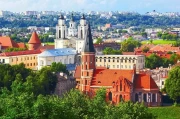 Vibrant Roofs and Spires of Lithuania: Urban Atmosphere