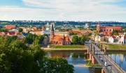 Harmony of the Lithuanian City: River and Sky