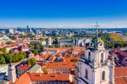 The Grandeur of Vilnius: Colourful Roofs and the Cathedral of Lithuania