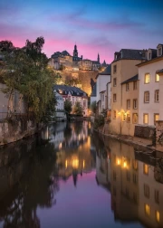 Luxembourg's Fabulous Sunset: Evening Symphony by the River