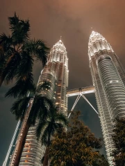 Petronas Towers at Night: The Symbol of Malaysia