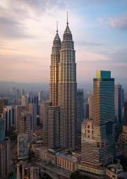 The Majesty of the Petronas Twin Towers: The Heart of Kuala Lumpur, Malaysia