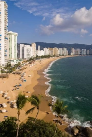 Mexican Beach: City Life and Nature