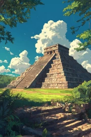Mystical Pyramid of Mexico: Tropical Oasis