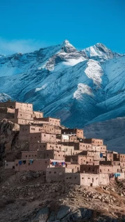 Moroccan Village by the Majestic Mountains: The Spirit of the Country