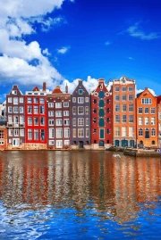 Vibrant Harbors of the Netherlands: Reflections of Colourful Houses