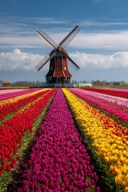 Dutch Fairy Tale: Tulips and the Windmill