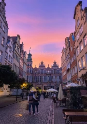 Sunset Gdansk: Cozy Streets of Poland