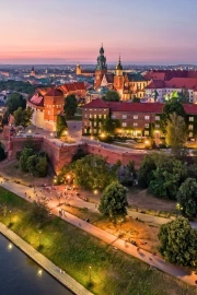 Magical Evening Landscape of Poland: Light and Shadows