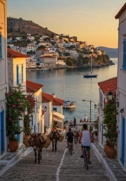 The Charm of a Portuguese Village: Narrow Streets and a Bay