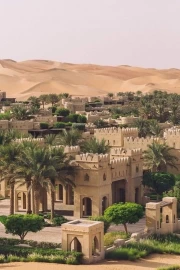 Desert Dunes and Architecture of Saudi Arabia