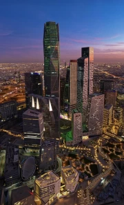 Night Lights of Saudi Arabian Metropolis