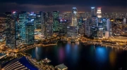 Singapore Night Glow: Urban Magic of Lights
