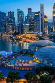 Singapore Night Glow: City of the Future