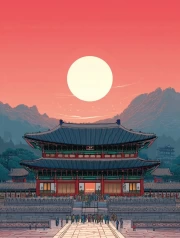 The Majesty of Sunset: Traditional Architecture of South Korea