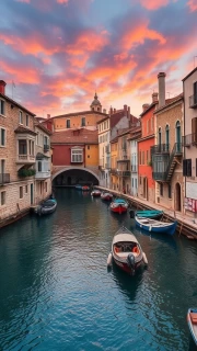 Spanish Sunset: Canal Comfort