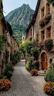 Spanish Idyll: Stone Streets and Mountain Landscapes