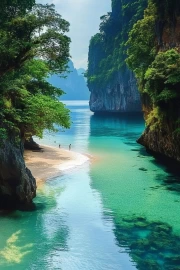 Emerald Waters and Rocks of Thailand: A Tropical Idyll