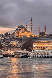 Istanbul Sunset Silhouette: The Grandeur of Turkey