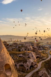 Magical Hot Air Balloons Over Cappadocia: Landscape of Turkey