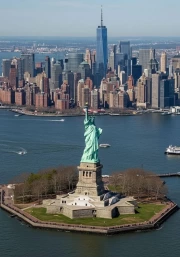 The Statue of Liberty: The Grandeur of New York and the Spirit of the United States