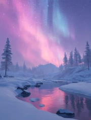 Alaska's Northern Lights: The Magic of a Snowy Wonderland