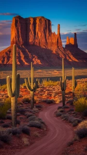 The Majesty of Arizona Cacti: Landscapes of the Wild West, USA