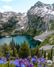 Idaho Mountain Tranquility: Reflection in a Lake