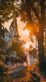 Michigan Sunset Wagon: Rural Soul of the USA