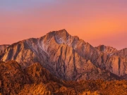 Sunset Glow of Nevada Mountains: Nature's Magic of the USA