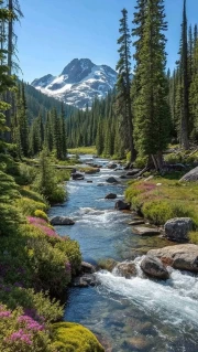 South Dakota: The Babbling Stream and the Majesty of the Mountains
