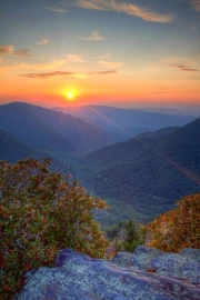 Sunset over the Wave Mountains of Tennessee: Landscape of the Soul of the USA