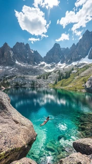 Utah's Emerald Lake: Nature's Harmony in Your Home