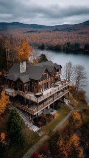 Vermont Autumn Charm: The Tranquility and Coziness of a Country Home