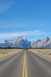 Freedom Highway: The Majesty of the Mountains of Wyoming, USA