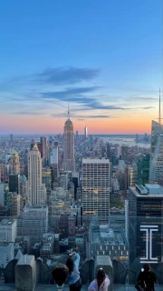 Sunset New York: Urban Symphony USA