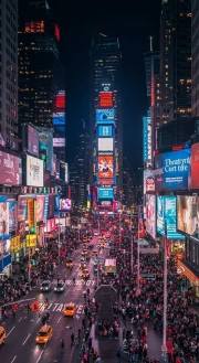 Times Square: Bright Lights of New York, United States