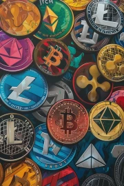 Cryptocurrency Color Explosion: Financial Inspiration