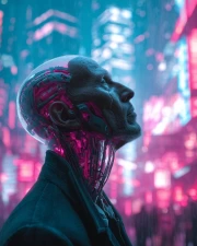 Neon Cyborg: Light of the Future