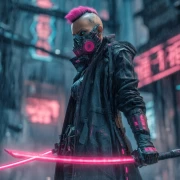 Neon Warrior: Sword Light in the City of the Future