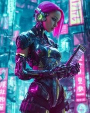 Cyberhero in the Neon World: Virtual Edges