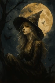 Moon Mystery: Mystical Light Dark Academia