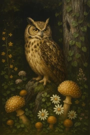 Owl in the Forest: Secrets of Dark Academia