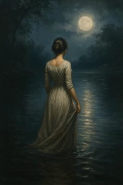 Moonlight and Shadow: A Brooding Evening in Dark Academia Style