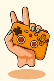 Retro Controller: Symbol of Gaming Passion