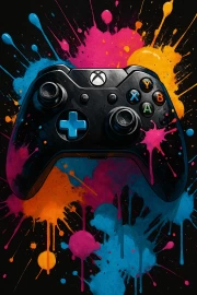 Game Controller: An Explosion of Color and Creativity